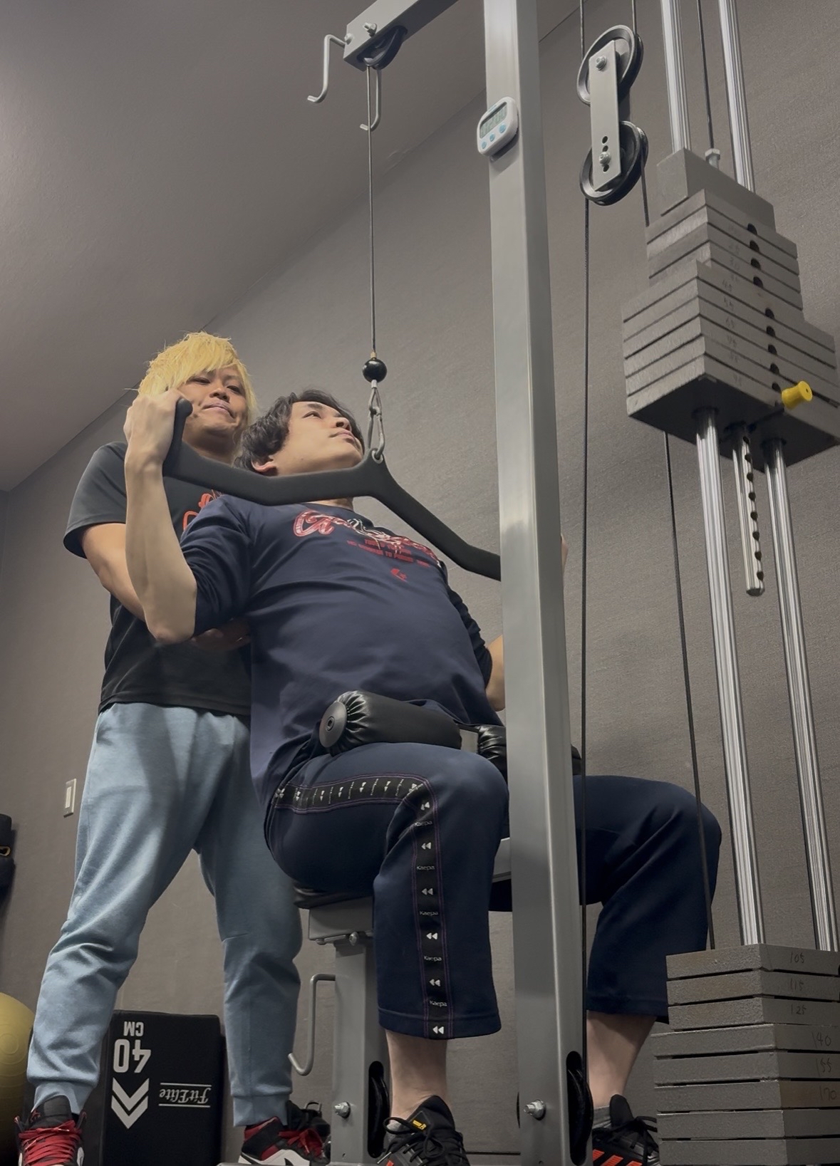 マシントレーニングの様子