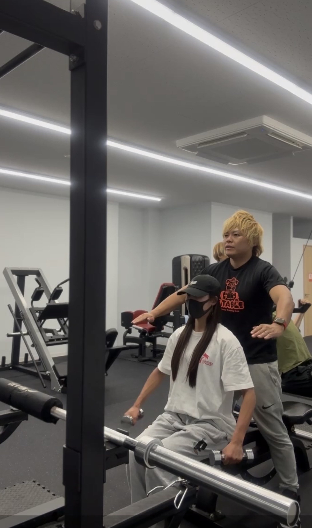マシントレーニングの様子